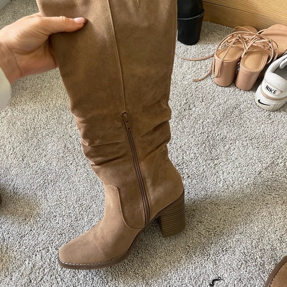 Women's Harlan Dress Boots - Universal Thread™ Taupe - Picture 2 of 4